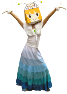 岐阜市柳ケ瀬商店街のゆるキャラ｜やなな