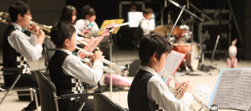 岐阜県各務原市の子どものジャズバンド
